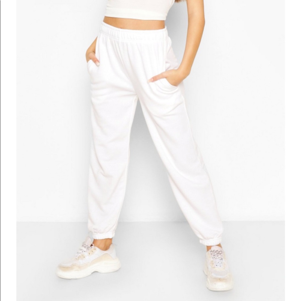 White sweatpants oversized jogger - Picture 5 of 5